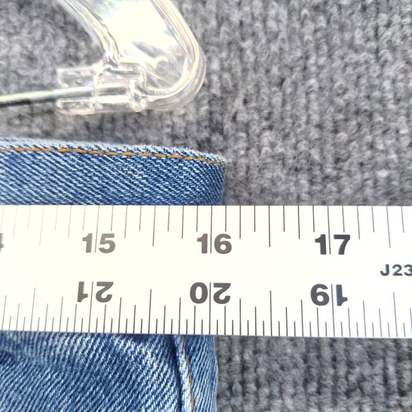 Eddie Domani Men's Straight Leg Jeans Blue 32x32 Stone Wash Denim 5-Pocket - Picture 12 of 13